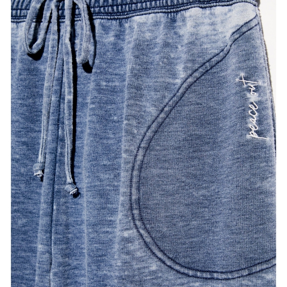 Free People Cozy Cool Girl Lounge Pants, Dark Sapphire Blue, BNWT - Picture 8 of 9